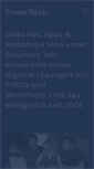 Mobile Screenshot of powerflash.at